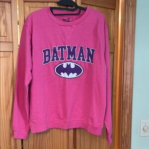 DC Comics Pink Batman Crew Neck Sweater